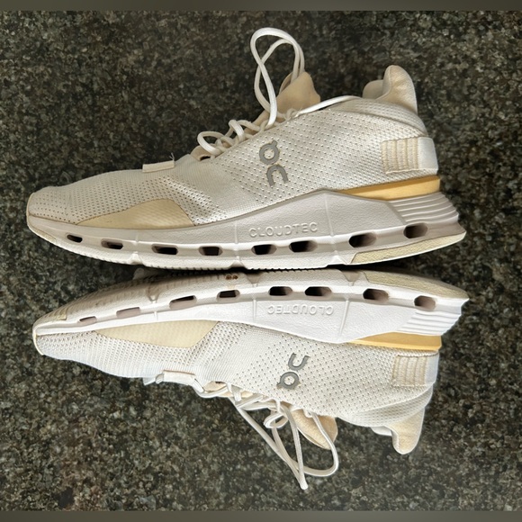 Woman’s On Running On Cloud Cloudnova 2 Sneakers White. Size 7.5 - Picture 4 of 14